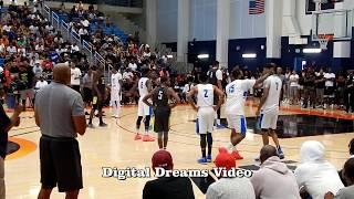 The Game Fights His Own Teammate At Drew League Basketball Game! in HD