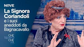 Che tempo che fa | La Signora Coriandoli e i suoi aneddoti da Bagnacavallo