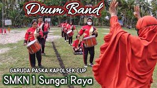 Drum  Band SMKN I SUNGAI RAYA Acara Grand Final Garuda Paska Kapolsek Cup 2024