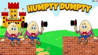 Humpty Dumpty Sat on a Wall with Lyrics - Baby Songs/baby rhymes