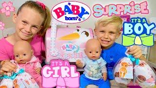 Fun Baby Born Surprise Unboxing With Skye & Caden! Did We Finally Get A Boy!? ‍️