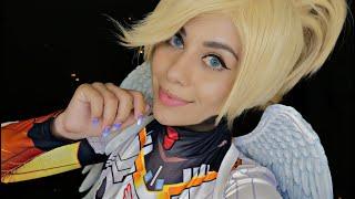 ASMR Role Play | Overwatch | Mercy will heal you  Mercy + Genji