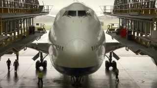 British Airways Boeing 747-400 in D-Check