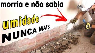 COMO RESOLVER UMIDADE NO RODAPÉ - MÉTODO que Acaba com INFILTRAÇÃO PRA SEMPRE !! VEJA TUDO AQUI...