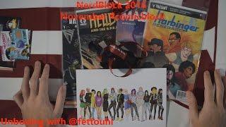 Unboxing with @fettouhi @NerdBlock 2016 November #comicblock