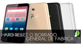 ALCATEL POP 3 ( 5.5 ) ️Cómo Hacer HARD RESET, Borrado, Restaurar contraseña[FÁCIL]#OrientadorMovil