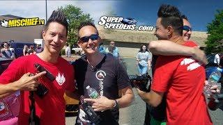 2 LEGENDS FINALLY MEET!! Superspeedersrob & Mischief.tv!