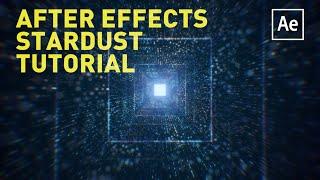 Create a Particle Tunnel | After Effects Stardust Tutorial