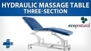 ECOPOSTURAL: Three-section hydraulic massage table (101-C1737M46-84)