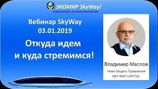 SkyWay Capital. Вебинар В.Маслова Откуда идем и куда стремимся?! 2019-01-03