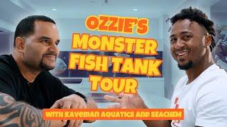 Ozzie Albies' Monster Fish Tank Tour with Kaveman Aquatics and Seachem