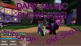 Dark Magic Showcase! (SUPER OP!) | Black Clover Kingdom Grimshot Roblox