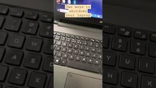 how to shut down your laptop in unique way| shut down kese kre #laptop #trick #shorts #youtubeshorts