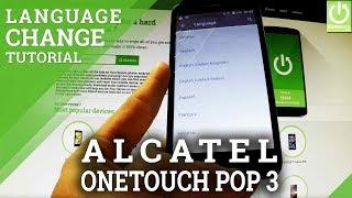 Language in ALCATEL 5015D OneTouch Pop 3 - List of Languages