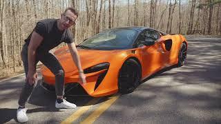  2025 McLaren Artura Spider Review | Dad-Approved Supercar with Hybrid Power & Style 