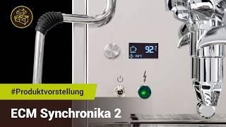 ECM Synchronika 2  -  Espresso in 7 Minuten, dank beheizter Brühgruppe