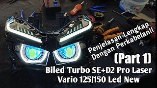 Pasang Biled AES Turbo SE+D2 Vario 125/150 Led New (PART 1)