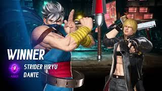 Marvel Vs Capcom infinite Ps4 Gameplay Strider Hiryu And Dante Team Its Game Time Baby