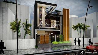Elevation Design || 27X50 House Elevation Design || Archie Sense #shorts