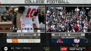 ESPN shows Aaron Judge instead of Wake Forest TD