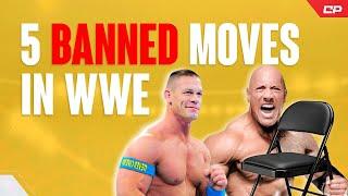 5 BANNED Moves In WWE | Clutch #Shorts