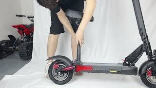 How to Install or Remove the Detachable Seat of the Electric Scooter? For iENYRID M4 Pro S and S+