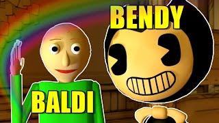 Bendy in Baldi's Basics Game -  Baldi's Basics in The Dark Survival