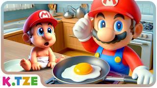 Junk Food? Baby Mario NEEDS Healthy Breakfast  Super Mario Odyssey Story