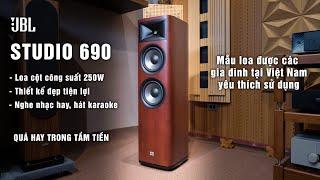 LOA HIỆU MÀ NGON VÀ RẺ QUÁ | Loa JBL Studio 690 âm thanh dày dặn bass đánh tưng bừng