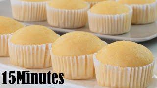 Milk Cupcakes in 15 Minutes (Steamed)