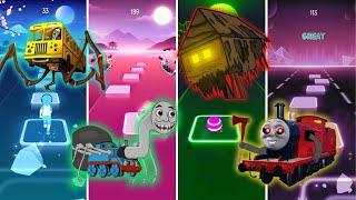 Long Slide Game With Elephant Gorilla Buffalo Hippopotamus Tiger - 3d Animal Game - Funny 3d Animals