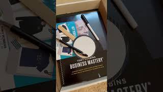 Tony Robbins Business Mastery 2023 - unboxing materials #businessmastery #tonyrobbins