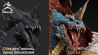 Tuesday, November 29th at 12:30pm PST - ZBrushCentral Image Breakdown: Lucas Cuenca - "TIAMAT"