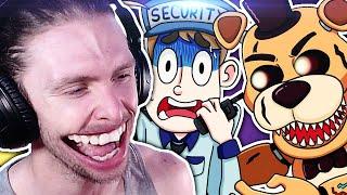 VAPOR REACTS TO FNAF LOGIC CARTOON ANIMATION BY GAMETOONS!