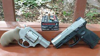 Winchester Ranger One 9mm - Snub Nose Revolver VS Subcompact Semi-Auto - Ballistics Gel Test