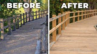 Rebuilding a Timber Boardwalk – Start to Finish