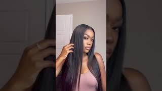 Silky Straight Lace Frontal Wig Install ft Allove Hair