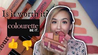 Colourette Colortints & Supramatte Liquid Lipstick | REVIEW AND SWATCHES