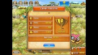 Farm Frenzy 3 only GOLD (level 10) playthrough Веселая ферма 3 (уровень 10) Золото