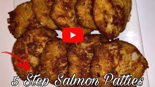 EASY SALMON PATTIES | 5 SIMPLE STEPS | COOK WITH ME