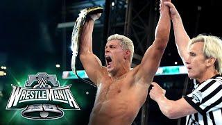 Cody Rhodes podbija The Bloodline i zdobywa tytuł WWE Universal Title: Niedzielne skróty WrestleMania XL