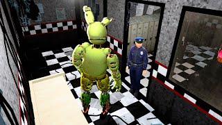 ANIMATRONICS SCARE THE SECURITY GUARD FNAF COOP Garry's Mod