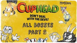 CUPHEAD|ВСЕ БОССЫ|All Bosses|чернильный остров 3 |PS4 PRO