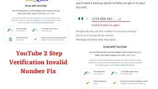 YouTube 2 Step Verification 2021|Turn On 2 Step Verification On YouTube Without Your Phone Number