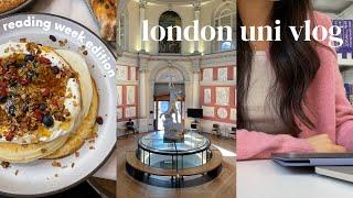 London uni vlog | reading week, lots of studying, home cooking