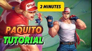 PAQUITO TUTORIAL | PAQUITO GUIDE 2024 | MLBB