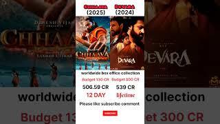 Chhaava V/S devara worldwide box office collection #chhava #devara #vickykaushal #rtr #bollywood