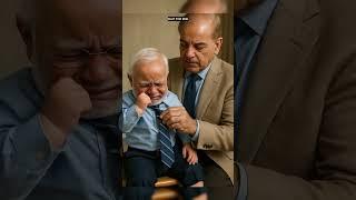 Baby Modi Crying While Shehbaz Sharif Fixes His Tie!  | #AI #Funny #indvspak #shorts #babyPM