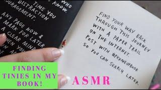 ASMR | Giantess Finds Tinies in her Book! *Page turning, pencil case sounds*