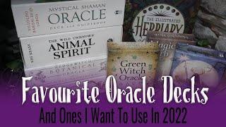 Favourite Oracle Decks of 2021 and Ones I Look Forward To Using In 2022